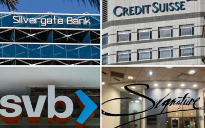 What are the lessons to be learnt from the fall of four big banks worldwide?